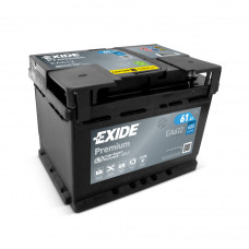 61 Ah/12V EXIDE PREMIUM Euro EA612