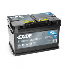 Автомобильный аккумулятор EXIDE PREMIUM Euro 72 Ah/12V 