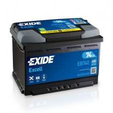  Акумулятор 74 Ah/12V EXIDE EXCELL  Euro EB740