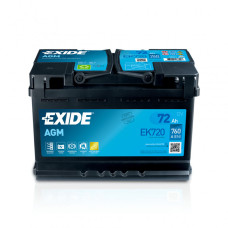 72 Ah/12V EXIDE AGM Euro EK720