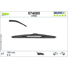 ПЛАСТИКОВЫЙ ЗАДНИЙ SILENCIO / 200 MM / TOYOTA AURIS (_E15_) 2006-2012