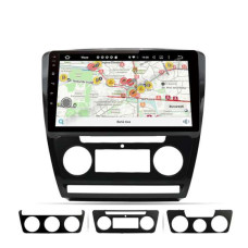 Штатна магнітола Torssen Skoda Octavia A5 08-13 silver F10332 4G Carplay