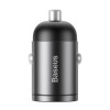 Автомобильное зарядное устройство Baseus Tiny Star Mini Quick Charge Car Charger USB Port 30W Gray