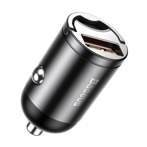 Автомобильное зарядное устройство Baseus Tiny Star Mini Quick Charge Car Charger USB Port 30W Gray