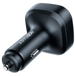 Автомобильное зарядное устройство ACEFAST B5 101W (2C+A) metal car charger with OLED smart display