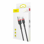 Кабель Baseus Cafule Cable USB For Type-C 3A 1m Red+Black