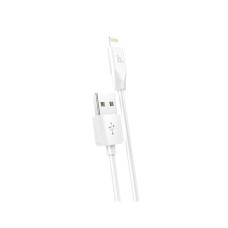 Кабель HOCO X1 USB to iP 2.4A, 1m, PVC, PVC connectors, White