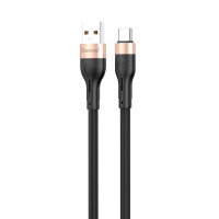 Кабель CHAROME C23-02 USB-A to USB-C charging data cable Black