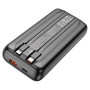 Зовнішній акумулятор BOROFONE BJ22A 22.5W+PD20W fully compatible power bank 20000mAh Black