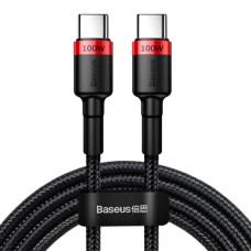 Кабель Baseus Cafule PD2.0 100W flash charging Type-C For Type-C cable (20V 5A)2m Red+Black