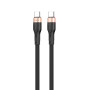 Кабель CHAROME C23-04 USB-C to USB-C charging data cable Black