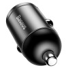 Автомобильное зарядное устройство Baseus Tiny Star Mini Quick Charge Car Charger USB Port 30W Gray