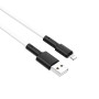 Кабель BOROFONE BX31 USB to iP 2.4A, 1m, silicone, TPE connectors, White