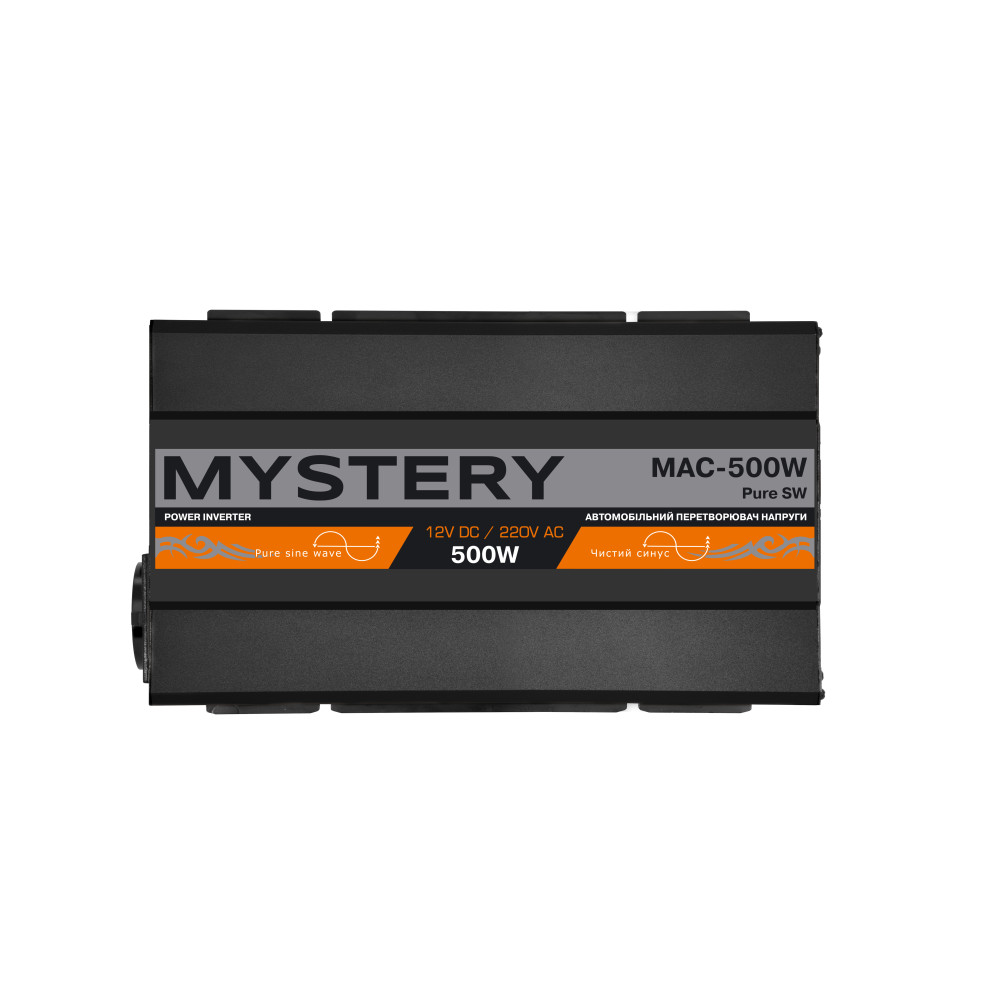 Перетворювач напруги (інвертор) Mystery MAC-500W PURE SW Перетворювач напруги (інвертор) Mystery MAC-500W PURE SW