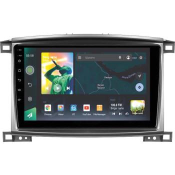Штатна магнітола Sigma X10464 4+64 Gb Toyota Land Cruiser LC 100-B 2002-2007 (B) 10"