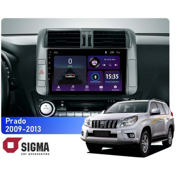 Штатная магнитола Sigma E9232 2+32 Gb Toyota Land Cruiser Prado 150 2009-2013 (B) 9"
