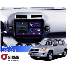 Штатная магнитола Sigma E9232 2+32 Gb Toyota RAV4 3 XA30 2005-2016 (F1) 9"