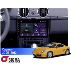 Штатная магнитола Sigma E9232 2+32 Gb Porsche Cayman 987 2005-2012 9"