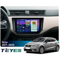 Штатная магнитола Teyes CC4 Pro 2k 8+128 Gb Seat Ibiza 2017-2020 9"