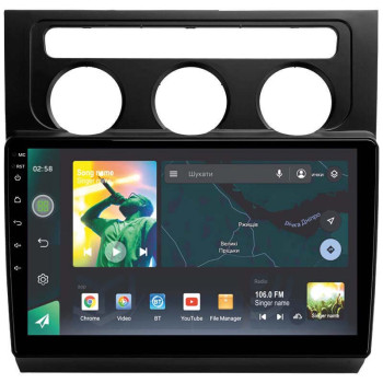 Штатна магнітола Sigma X10464 4+64 Gb Volkswagen Touran 1 2003-2010 (F2) 10"