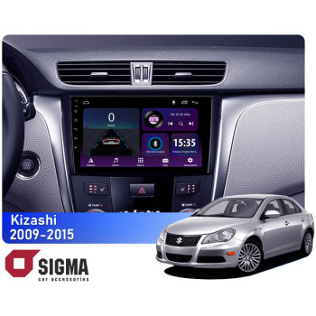 Штатна магнітола Sigma E9232 2+32 Gb Suzuki Kizashi 2009-2015 9"
