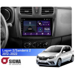 Штатная магнитола Sigma E9232 2+32 Gb Renault Logan 2 2012-2022, Sandero 2 2013-2022 (F1) (B) 9