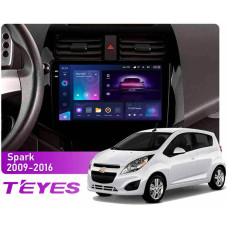 Штатна магнітола Teyes CC3 2k 6+128 Gb Chevrolet Spark M300 2009-2016 (F1) 9"
