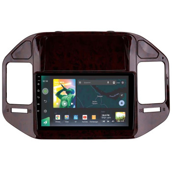 Штатна магнітола Sigma X9464 4+64 Gb Mitsubishi Pajero 3 V70 V60 1999-2006 (Brown) 9"