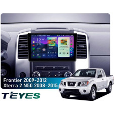 Штатная магнитола Teyes CC4 Pro 2k 8+128 Gb Nissan Frontier 2009-2012, Xterra 2 N50 2008-2015 10"