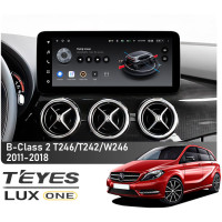 Штатная магнитола Teyes LUX ONE 6+128 Gb Mercedes-Benz B-Class 2 T246 T242 W242 NTG 4.5 2011-2018 12.3"