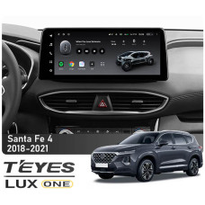 Штатна магнітола Teyes LUX ONE 4+32 Gb Hyundai Santa Fe 4 2018-2021 12.3"