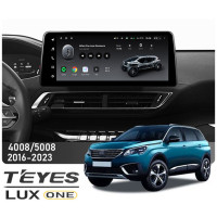 Штатная магнитола Teyes LUX ONE 4+32 Gb Peugeot 4008/5008 2016-2023 12.3"