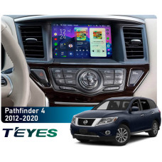 Штатная магнитола Teyes CC4 Pro 2k 8+128 Gb Nissan Pathfinder 4 R52 2012-2020 (F1) (C) 9"