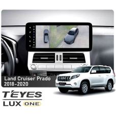 Штатна магнітола Teyes LUX ONE 6+128 Gb 360° Toyota Land Cruiser Prado 150 2018-2020 12.3"