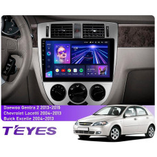 Штатная магнитола Teyes CC3 6+128 Gb 360° Chevrolet Lacetti J200/Buick Excelle Hrv 2004-2013/Daewoo Gentra 2 2013-2015 (F1) 10"