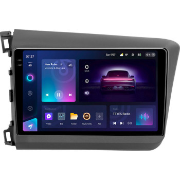 Штатная магнитола Teyes CC3 2k 4+32 Gb Honda Civic 9 FB FK FD 2011-2015 9"
