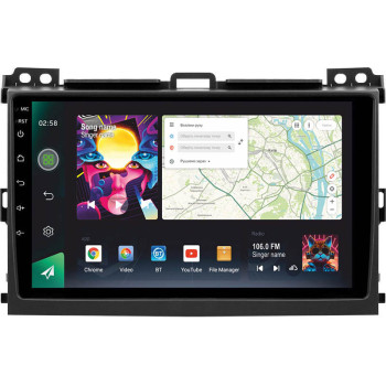 Штатна магнітола Sigma Pro 9464 4+64 Gb Toyota Land Cruiser Prado 120 \ Lexus GX470 J120 2002-2009 (F1) (B) 9"