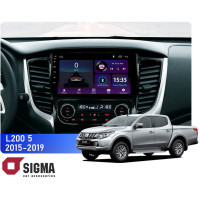 Штатная магнитола Sigma E9232 2+32 Gb Mitsubishi L200 5 2015-2019 Automatic air conditioning (F2) 9"