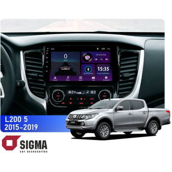 Штатная магнитола Sigma E9232 2+32 Gb Mitsubishi L200 5 2015-2019 Automatic air conditioning (F2) 9"