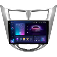 Штатная магнитола Teyes CC3 2k 6+128 Gb Hyundai Solaris 1 2010-2016 9"