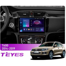Штатна магнітола Teyes CC3 2k 4+32 Gb Zotye T600 2014-2019 10"