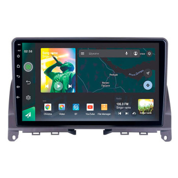 Штатна магнітола Sigma X9464 4+64 Gb Mercedes-Benz C-Class 3 W204 S204 2006-2011 9"