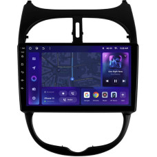 Штатна магнітола AMS MOSS M3 4+32 Gb Peugeot 206 1998-2012 9"