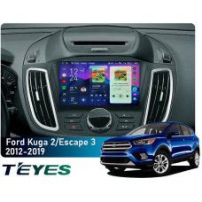 Штатная магнитола Teyes CC4 Pro 2k 8+128 Gb Ford Kuga 2/Escape 3 2012-2019 (B) 9"