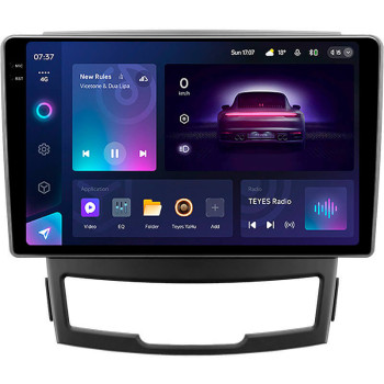Штатная магнитола Teyes CC3 2k 4+64 Gb SsangYong Korando 3 / Actyon 2 2010-2013 9"