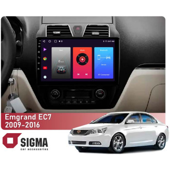 Штатная магнитола Sigma F10216 2+32 Gb Geely Emgrand EC7 1 2009-2016 10"