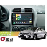 Штатная магнитола Sigma X9232 2+32 Gb Toyota Corolla 10 E140 E150 2006-2013 (B) 9"