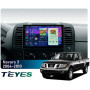 Штатная магнитола Teyes CC4 Pro 2k 8+128 Gb Nissan Navara 3 D40 2004-2010 (F2) 9"