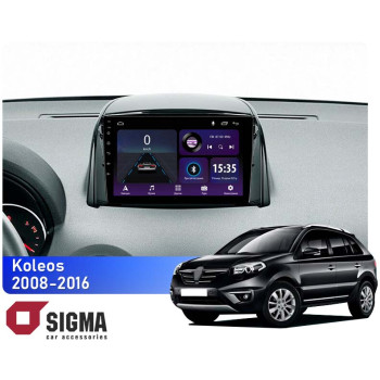 Штатная магнитола Sigma E9232 2+32 Gb Renault Koleos 2008-2016 (B) 9"