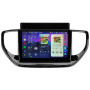 Штатна магнітола Teyes CC4 Pro 2k 12+256 Gb Hyundai Solaris 2 2020-2021 9"